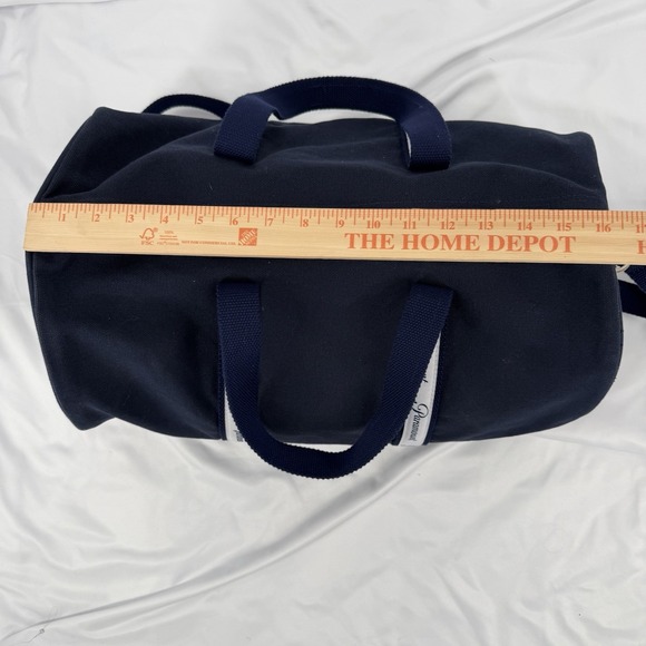 RARE Paramount Pictures Barrel Duffle Bag Messenger Blue Shoulder Strap TV Movie - Picture 6 of 9